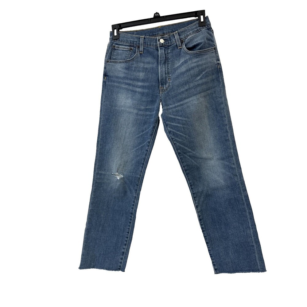 FRYE Women’s High Rise Straight Leg Cropped Denim Jeans Size 31 - Picture 3 of 16